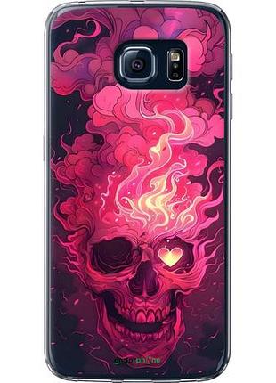 Чехол на samsung galaxy s6 g920 череп арт самсунг с6 г920