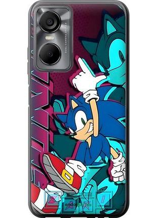 Чехол на tecno pop 6 pro be8 соник sonic текно поп 6 про бе8