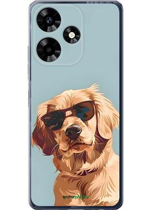Чехол на infinix hot 30 пес в очках инфикс хот 30