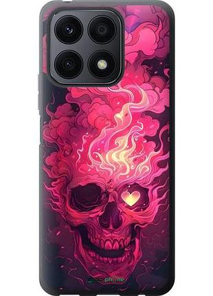 Чехол на huawei honor x8a череп арт хуавей хонор х8a