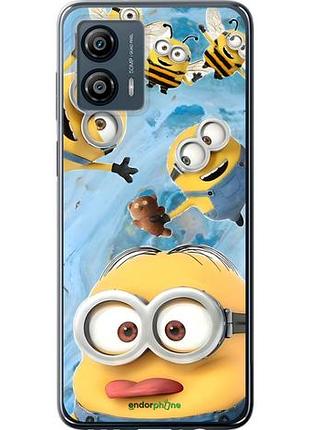 Чехол на motorola moto g53 миньоны моторола мото г53