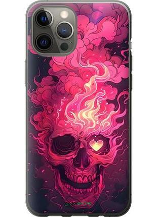 Чехол на iphone 12 pro max череп арт айфон 12 про макс