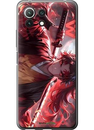 Чохол на xiaomi mi 11 lite аніме воїн