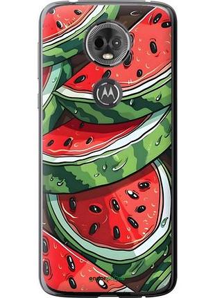 Чехол на motorola moto e5 plus арбуз моторола мото е5 плюс
