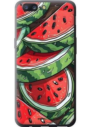 Чехол на oneplus 5 арбуз 1+ 5
