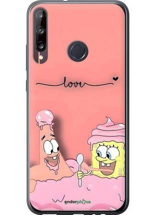 Чехол на huawei p40 lite e спанч боб, sponge bob хуавей п40 лайт е