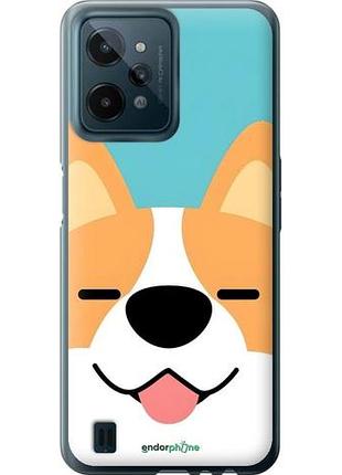 Чехол на realme c31 забавный корги риалми с31