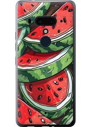 Чехол на htc u12 plus арбуз хтс у12 плюс