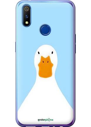 Чехол на realme x lite гусь