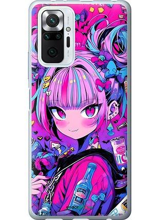 Чехол на xiaomi redmi note 10 pro аниме милаха