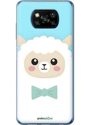 Чехол на xiaomi poco x3 pro милый барашек сяоми поко х3 про