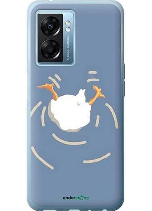 Чехол на oppo a77 5g смешная утка, гусь оппо а77 5г