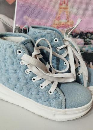 Детские хайтопы джинс primark