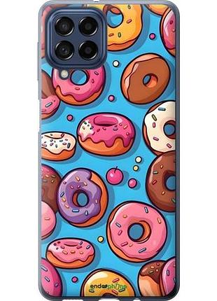 Чехол на samsung galaxy m53 m536b пончики самсунг м53 м536б