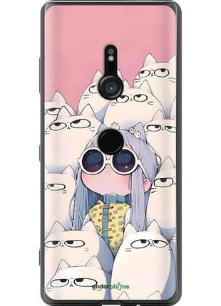 Чохол на sony xperia xz3 h9436 малятко з котами