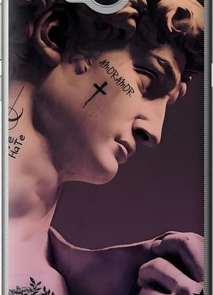 Чехол на huawei y5 2017 давид тату хуавей у5 2017