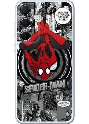 Чехол на samsung galaxy a55 человек паук, spiderman самсунг а55