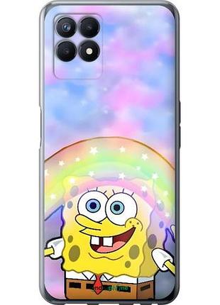 Чехол на realme narzo 50 спанч боб, sponge bob риалми нарзо 50
