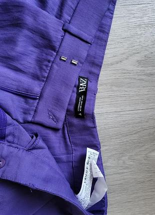 Брюки брюки zara женские легкие летние размера м