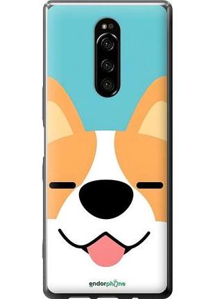 Чехол на sony xperia xz4 забавный корги сони эксперия хзет4