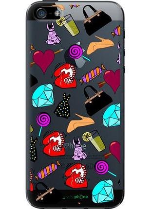 Чехол на iphone se stickers "4757u-214-10746"