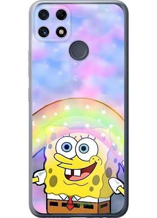 Чехол на realme c25s спанч боб, sponge bob риалми с25с
