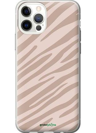 Чехол на iphone 12 pro зебра беж "4875u-2052-10746"