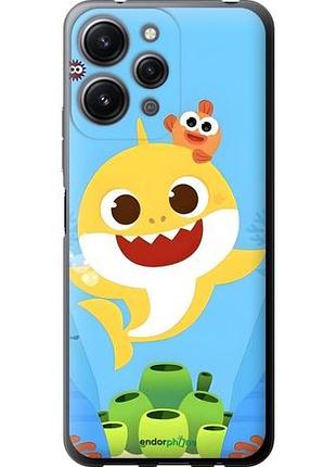 Чехол на xiaomi redmi 12 бейби шарк сяоми редми 12
