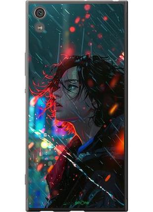 Чехол на sony xperia xa1 ultra g3212 ночные огни "6096u-1237-10746"
