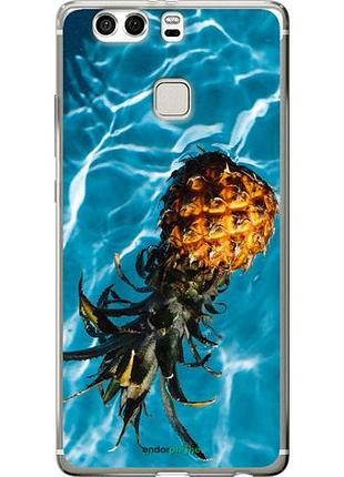 Чехол на huawei p9 plus ананас на воде "4384u-300-10746"