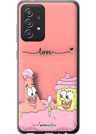 Чехол на samsung galaxy a52 спанч боб, sponge bob самсунг а52
