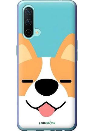 Чехол на oneplus nord ce забавный корги 1+ норд се