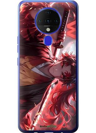 Чехол на tecno spark 6 ke7 аниме самурай текно спарк 6 ке7