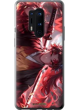 Чехол на oneplus 8 pro аниме самурай 1+ 8 про