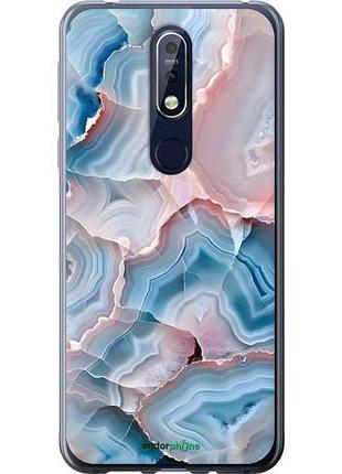 Чехол на nokia 7.1 мрамор нокиа 7.1