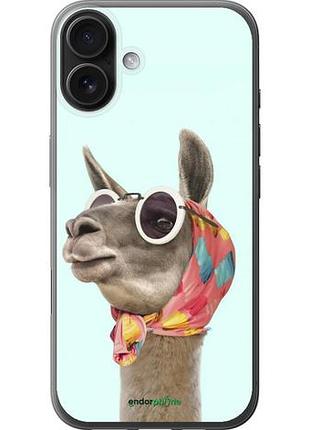 Чехол на iphone 16 plus модная лама "4479u-3714-10746"