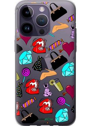 Чехол на iphone 14 pro max stickers "4757u-2667-10746"
