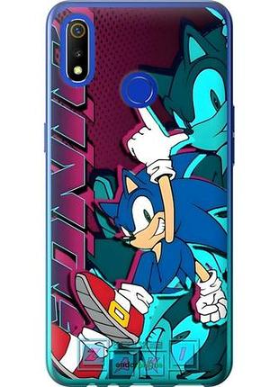 Чехол на realme 3 соник