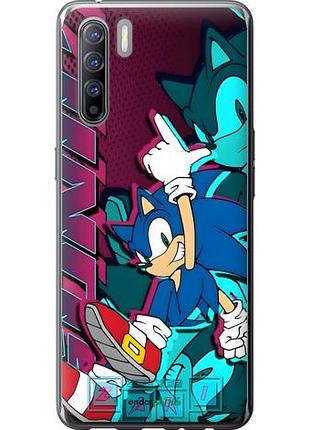 Чехол на oppo reno 3 соник