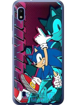 Чехол на samsung galaxy a10 2019 a105f соник sonic самсунг а10 2019 а105ф