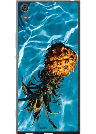 Чехол на sony xperia xa1 ultra g3212 ананас на воде "4384u-1237-10746"