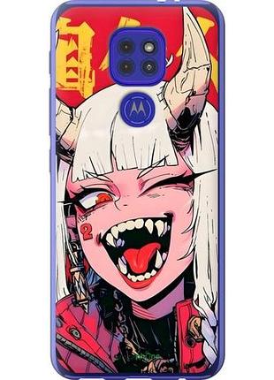Чехол на motorola g9 play аниме демон моторола г9 плей