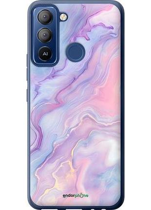 Чехол на tecno pop 5 lte bd4 нежный мрамор текно поп 5 лте бд4