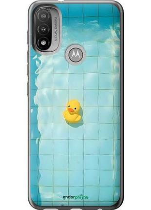 Чехол на motorola e20 утенок моторола е20