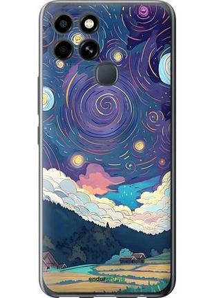 Чехол на infinix smart 6 креатинвый арт инфикс смарт 6