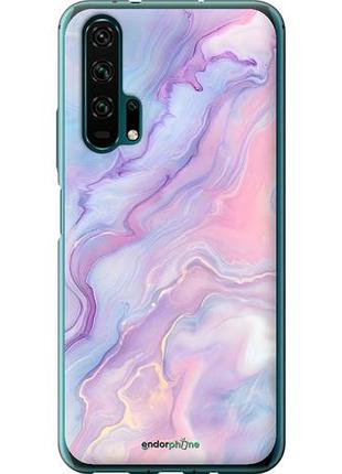 Чехол на huawei honor 20 pro нежный мрамор хуавей хонор 20 про