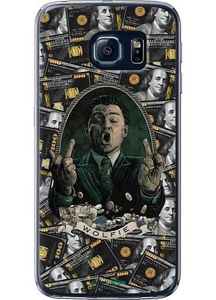 Чехол на samsung galaxy s6 g920 дикаприо – волк с уолл-стрит самсунг с6 г920