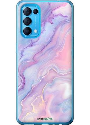 Чехол на oppo find x3 lite нежный мрамор оппо файнд х3 лайт
