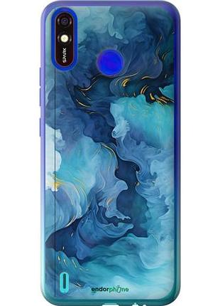 Чохол на tecno spark 4 lite акварель