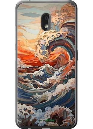 Чехол на nokia 2.2 арт волны нокиа 2.2